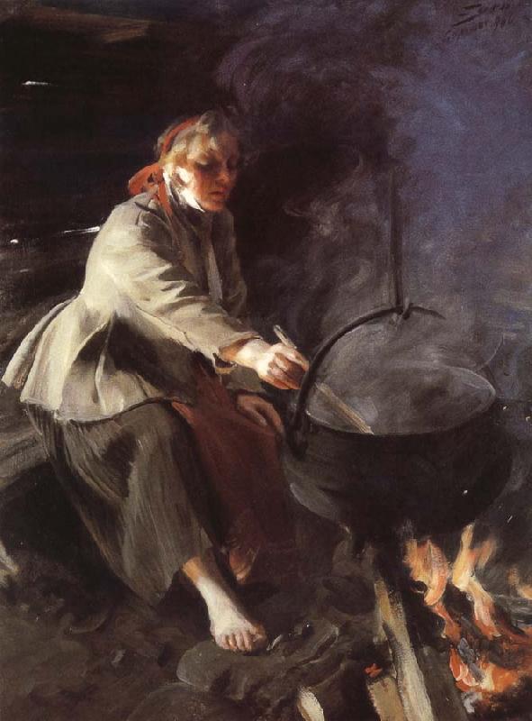 Anders Zorn In the Cookhouse
